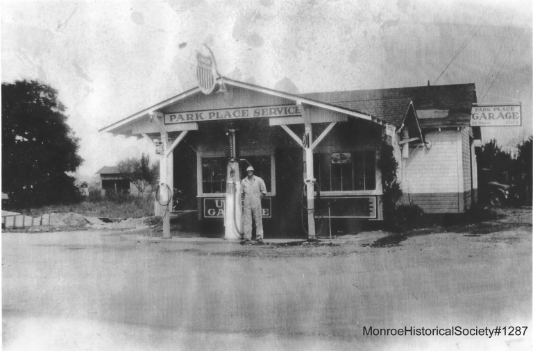 Service Station Beginnings – Monroe Historical Society & Museum